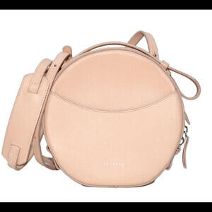 Senreve Circa Bag 3 Way Convertible Pebbled Blush Leather Purse Handbag